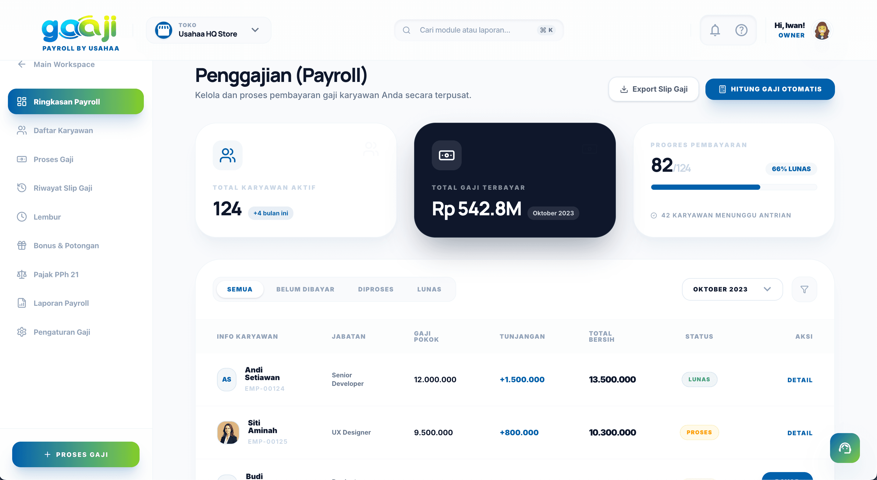 Gaaji Interface Preview